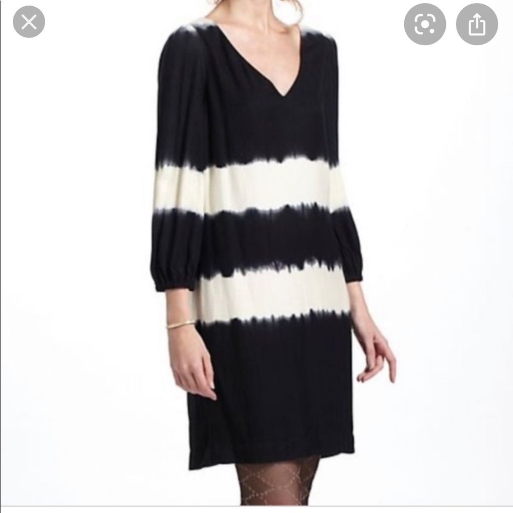 Anthropologie Floreat Inkwash ombré shift dress
